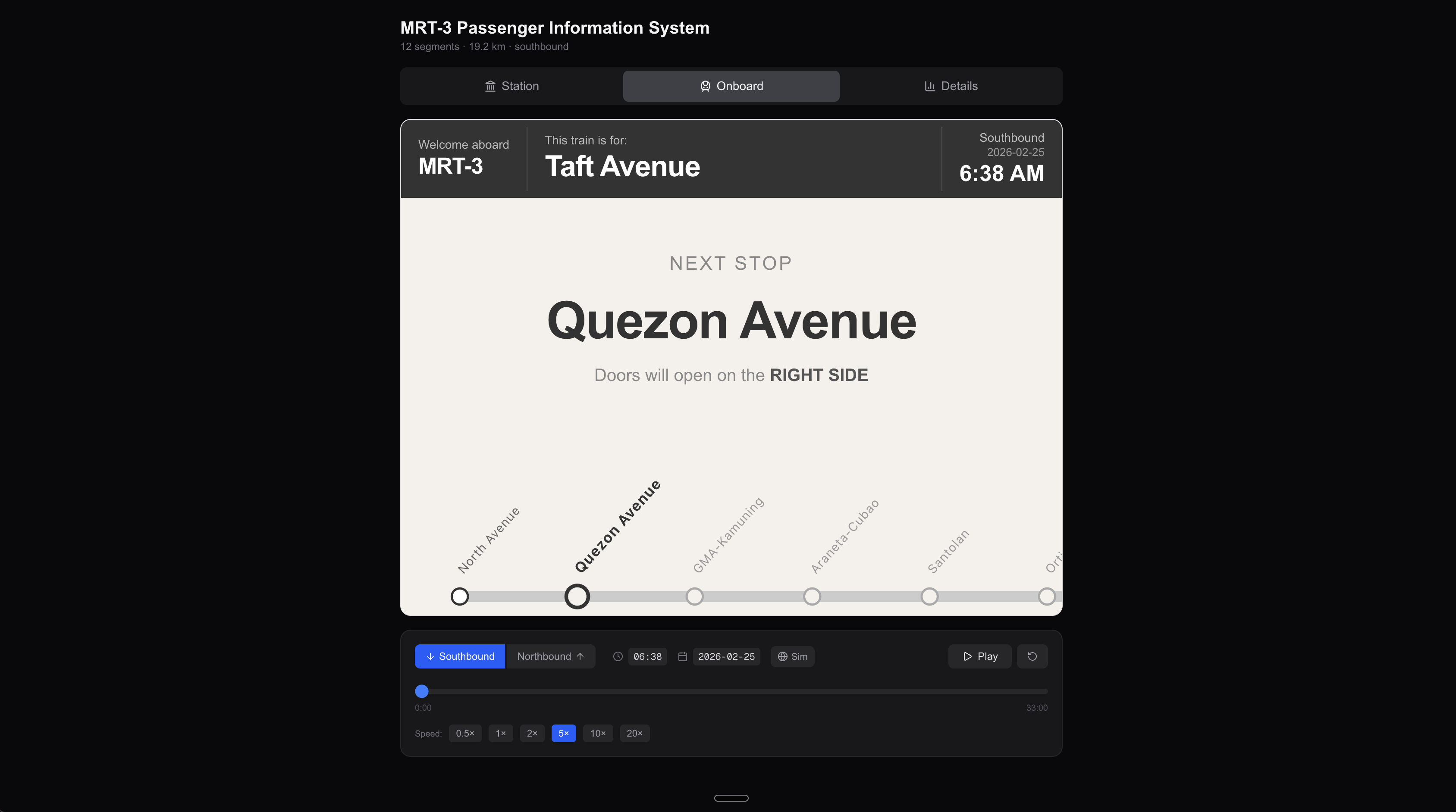 mrt-3 passenger info