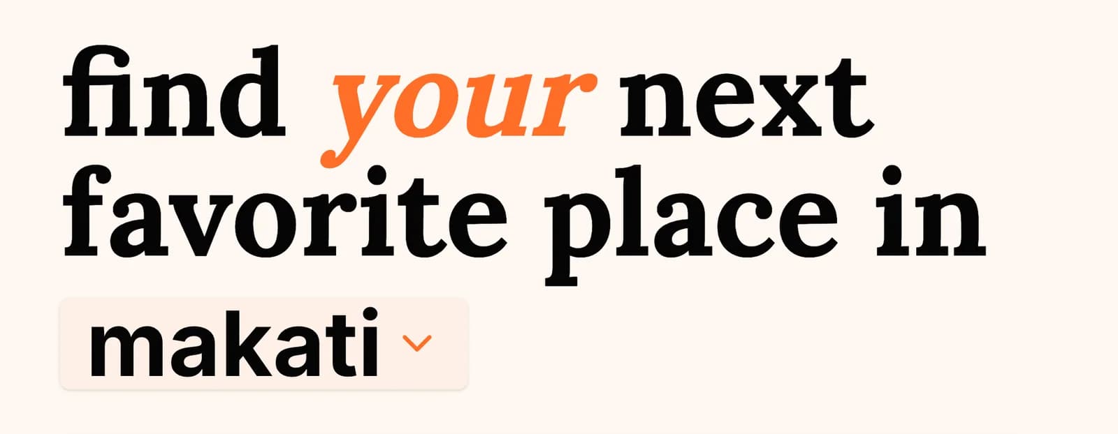 the restaurant picker started with one question: where next?